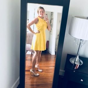 Vibrant Dress Canary Yellow Ted Baker